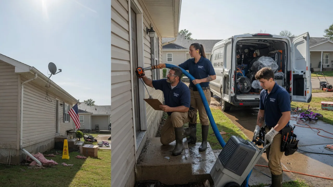 Ceiling Water Damage Restoration in Monticello, IN near me